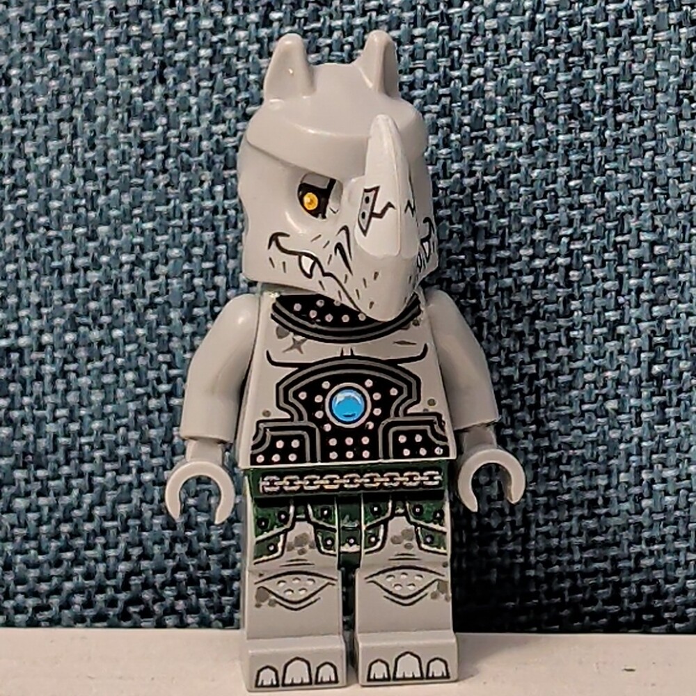 LEGO Legends of Chima RINONA Minifigure | Rhino Tribe loc060 | Retired 70131 - Picture 4 of 16